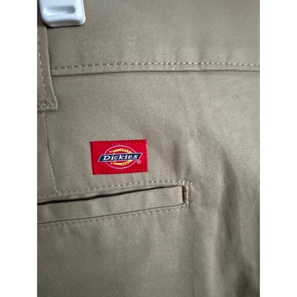 Dickies Womens Khaki Work Pants 28” Inseam - Picture 5 of 5
